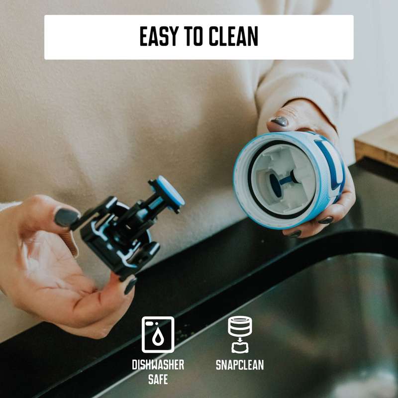Kambukka Elton Water Bottle with 3 in 1 Snapclean® Lid Blue - 500 ml