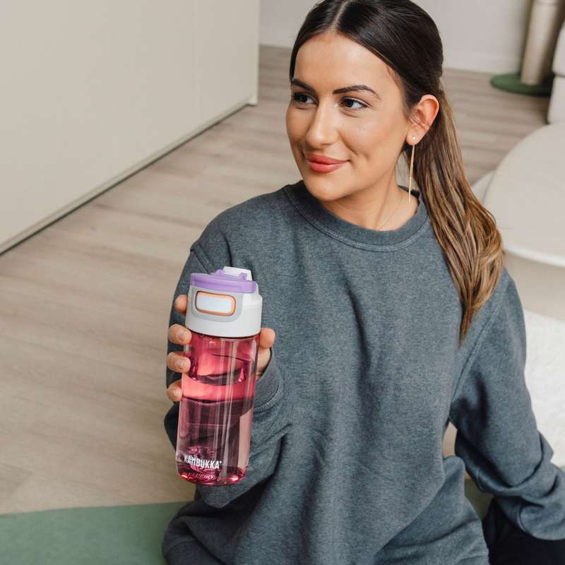 Kambukka Elton Water Bottle with 3 in 1 Snapclean® Lid Pink - 500 ml