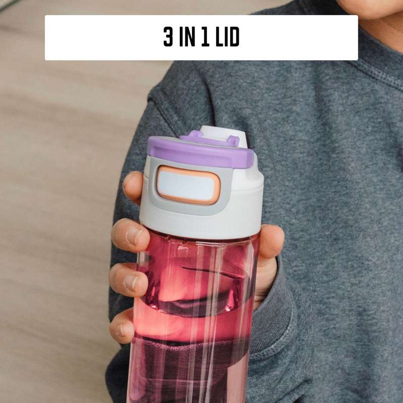 Kambukka Elton Water Bottle with 3 in 1 Snapclean® Lid Pink - 500 ml