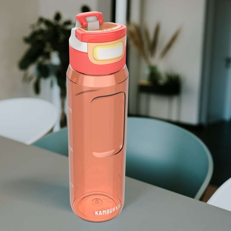 Kambukka Elton Water Bottle with 3 in 1 Snapclean® Lid Orange - 1000 ml