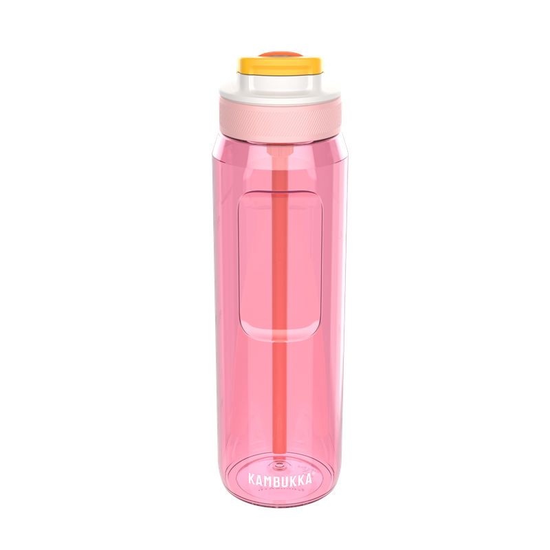 Kambukka Lagoon Water Bottle with Straw Lid Sunny Melon - 1000 ml