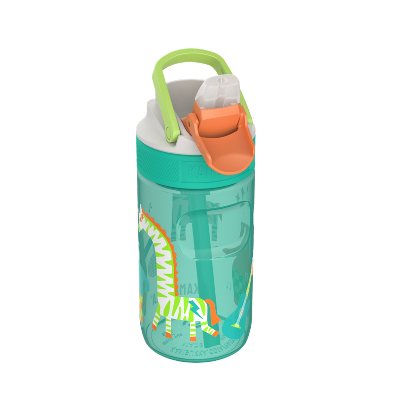 Kambukka Lagoon Disco Zoo Water Bottle with Straw Lid - 400 ml