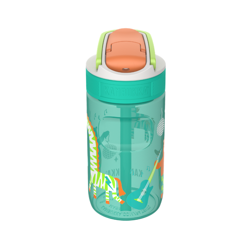 Kambukka Lagoon Disco Zoo Water Bottle with Straw Lid - 400 ml