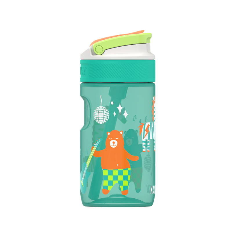 Kambukka Lagoon Disco Zoo Water Bottle with Straw Lid - 400 ml