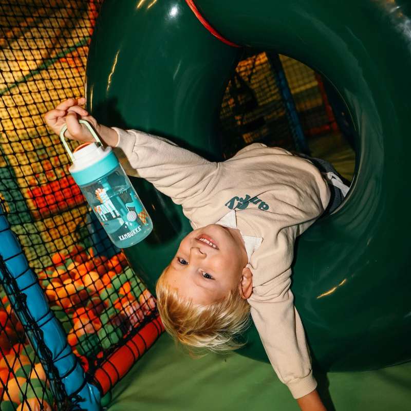 Kambukka Lagoon Disco Zoo Water Bottle with Straw Lid - 400 ml