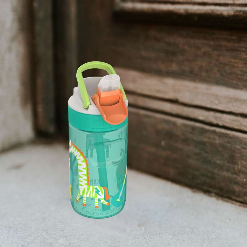 Kambukka Lagoon Disco Zoo Water Bottle with Straw Lid - 400 ml