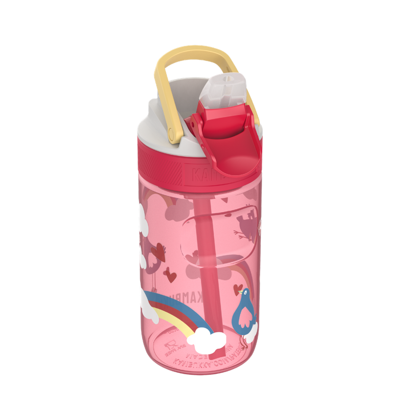Kambukka Lagoon Love Birds Water Bottle with Straw Lid - 400 ml