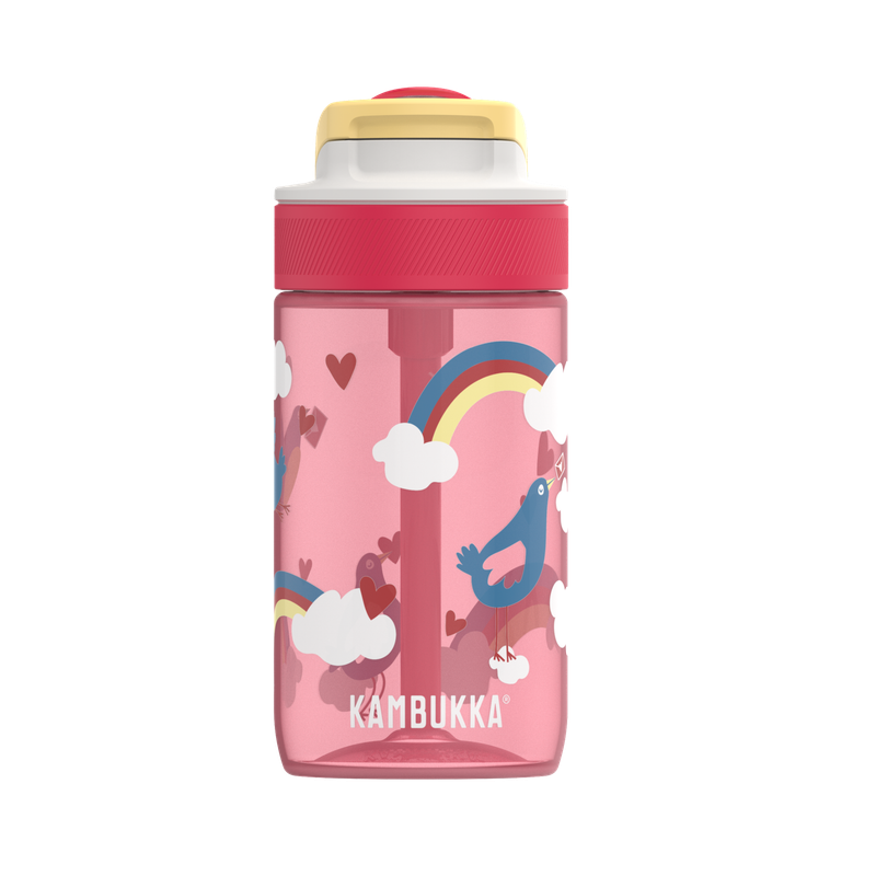 Kambukka Lagoon Love Birds Water Bottle with Straw Lid - 400 ml