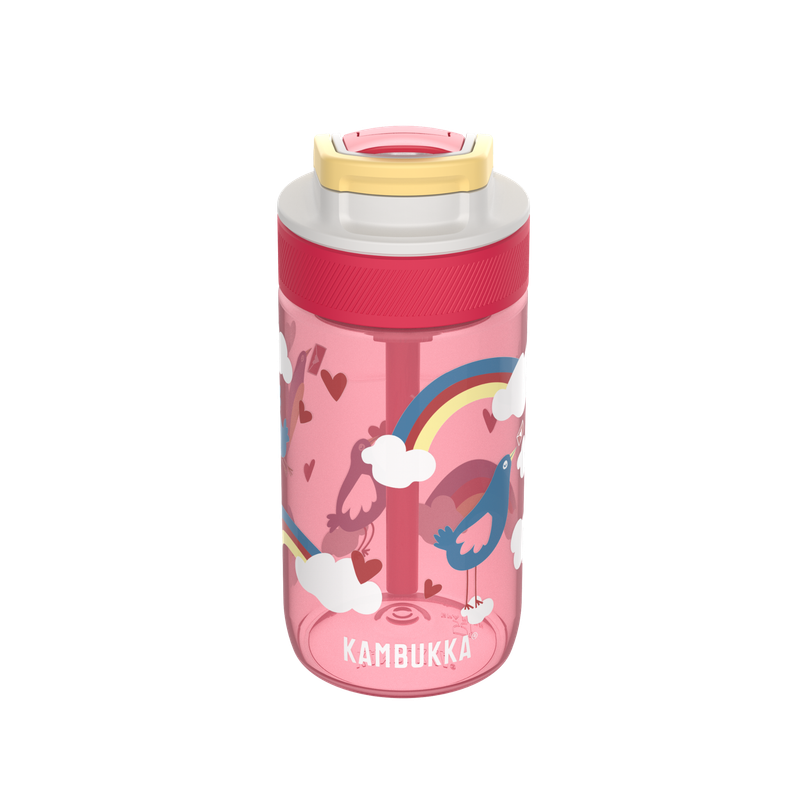 Kambukka Lagoon Love Birds Water Bottle with Straw Lid - 400 ml