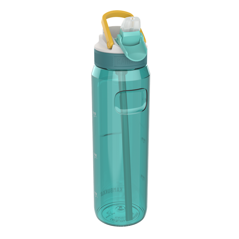 Kambukka Lagoon Water Bottle with Straw Lid Zesty Green - 1000 ml
