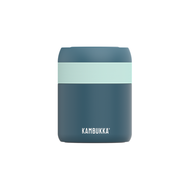 Kambukka Bora SS Double Wall Insulated Lunch Box Deep Teal - 600 ml