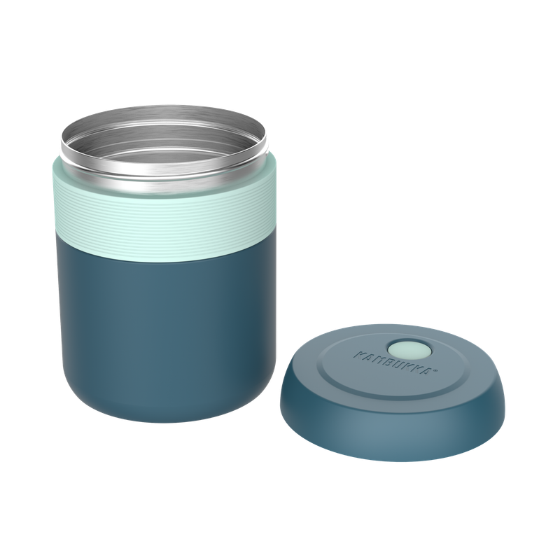 Kambukka Bora SS Double Wall Insulated Lunch Box Deep Teal - 600 ml