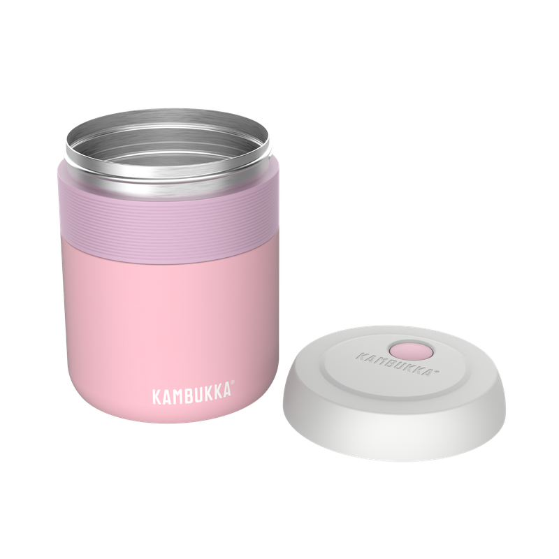 Kambukka Bora SS Double Wall Insulated Lunch Box Baby Pink - 600 ml
