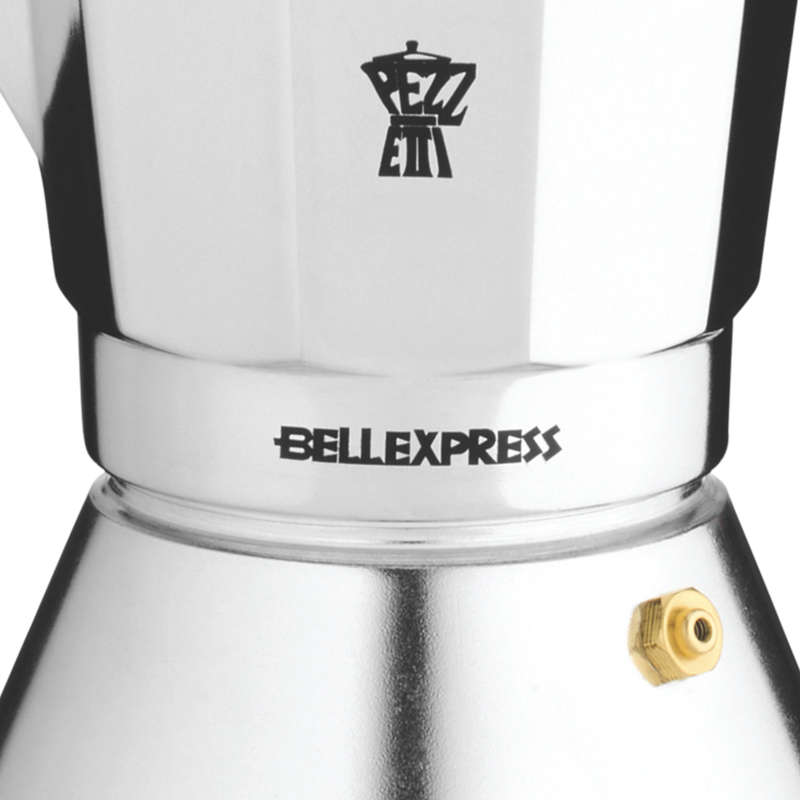 Pezzetti Belle Express Stove Top Coffee Maker - Silver