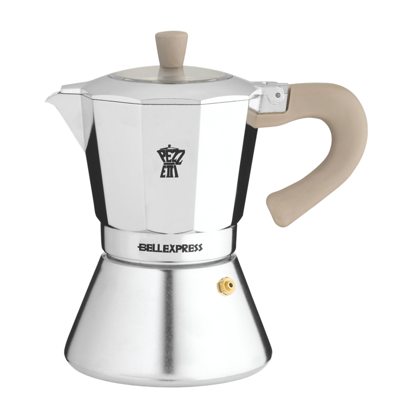 Pezzetti Belle Express Stove Top Coffee Maker - Silver