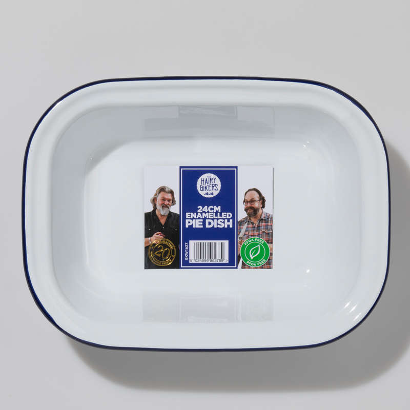 Hairy Bikers Enamelled Large Pie Dish 24 cm