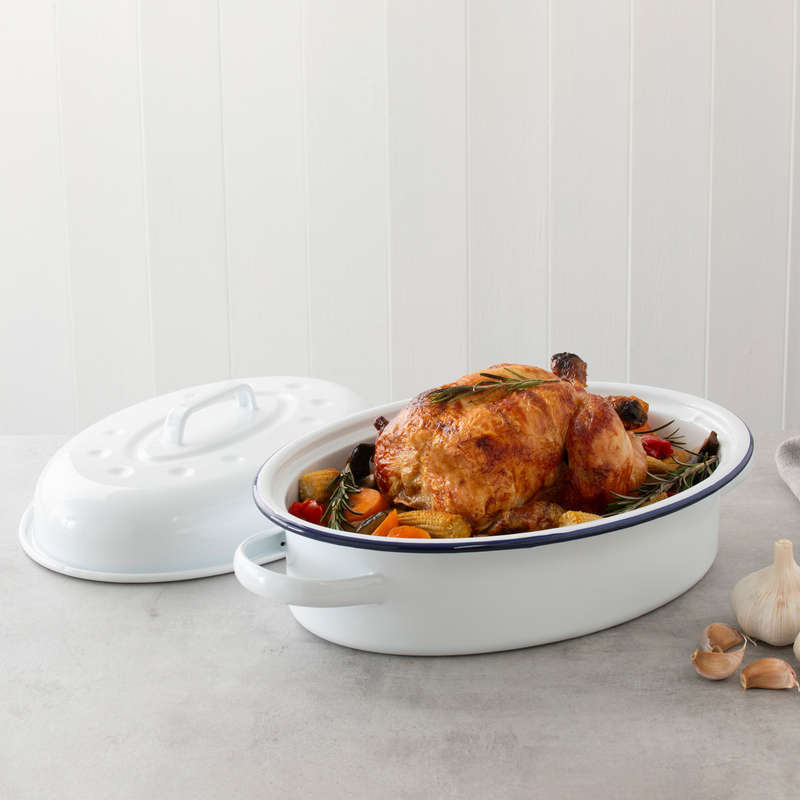 Hairy Bikers Enamelled 4L Casserole Dish
