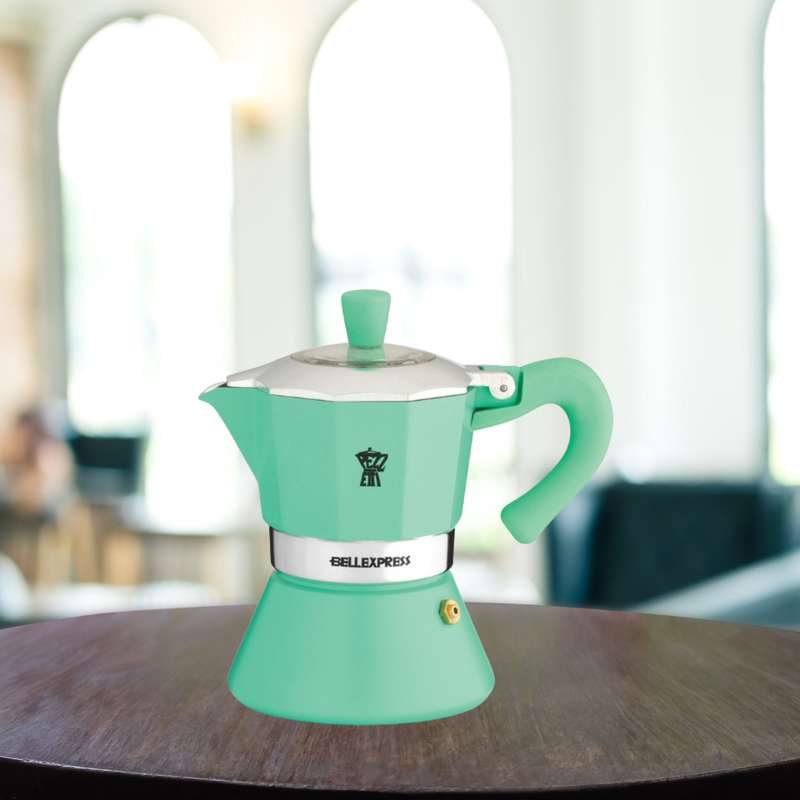 Pezzetti Belle Express Stove Top Coffee Maker - Green