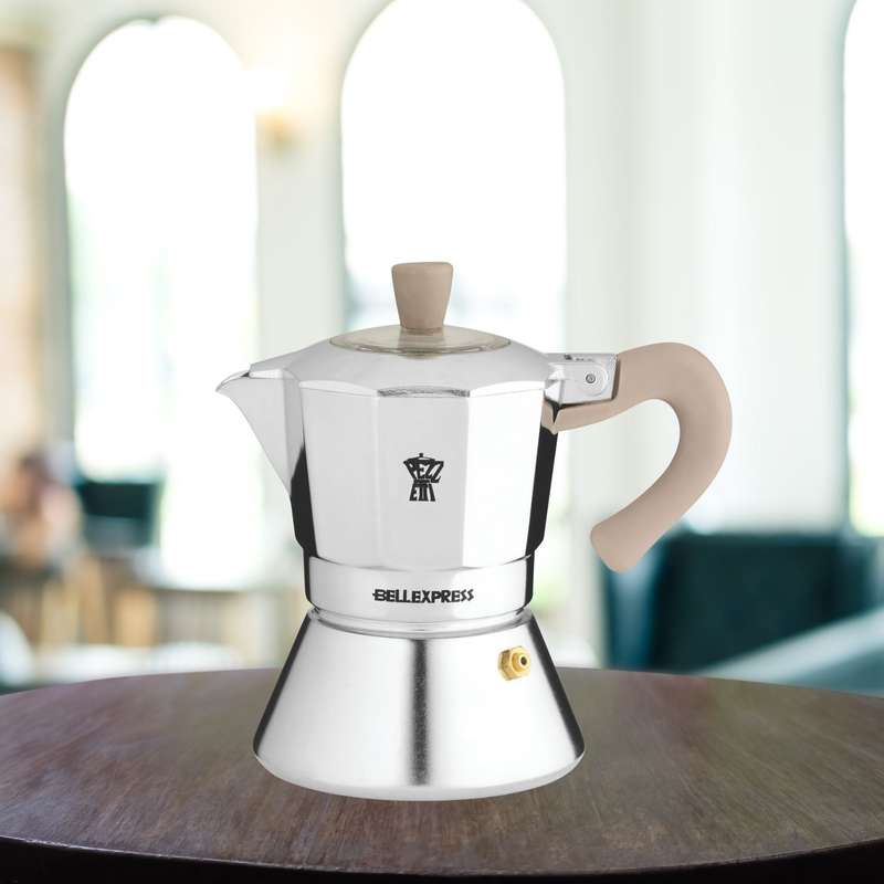 Pezzetti Belle Express Stove Top Coffee Maker - Silver