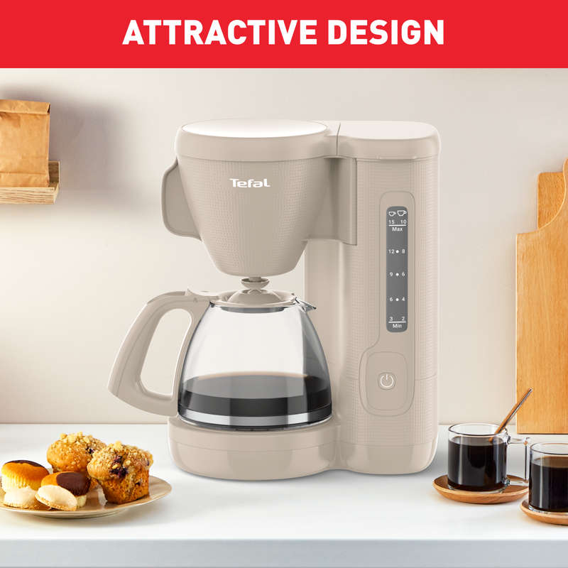 Tefal Morning Filter Coffee Maker with Permanent Filter