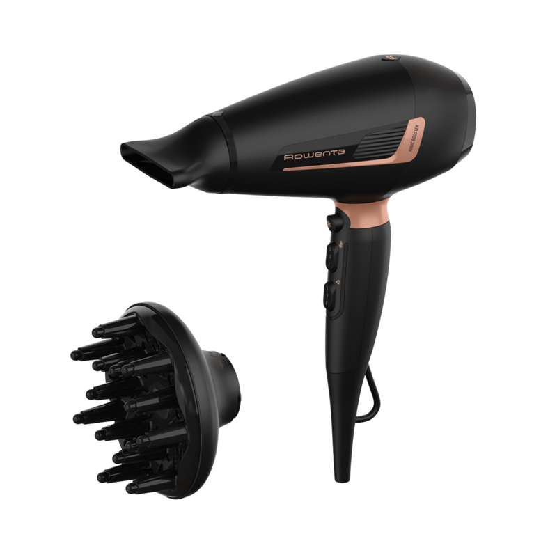 Rowenta Pro Power Hair Dryer 2200 W Ionic Black and Blush