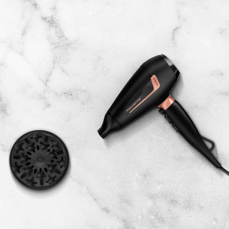 Rowenta Pro Power Hair Dryer 2200 W Ionic Black and Blush