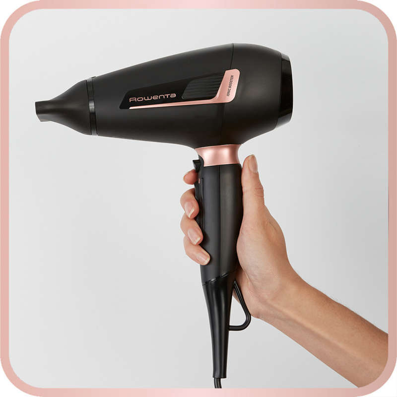 Rowenta Pro Power Hair Dryer 2200 W Ionic Black and Blush