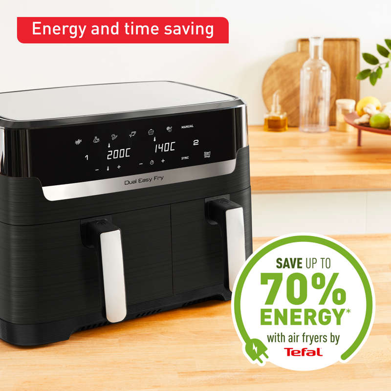 Tefal Dual Easy Fry Air Fryer 8.3 L