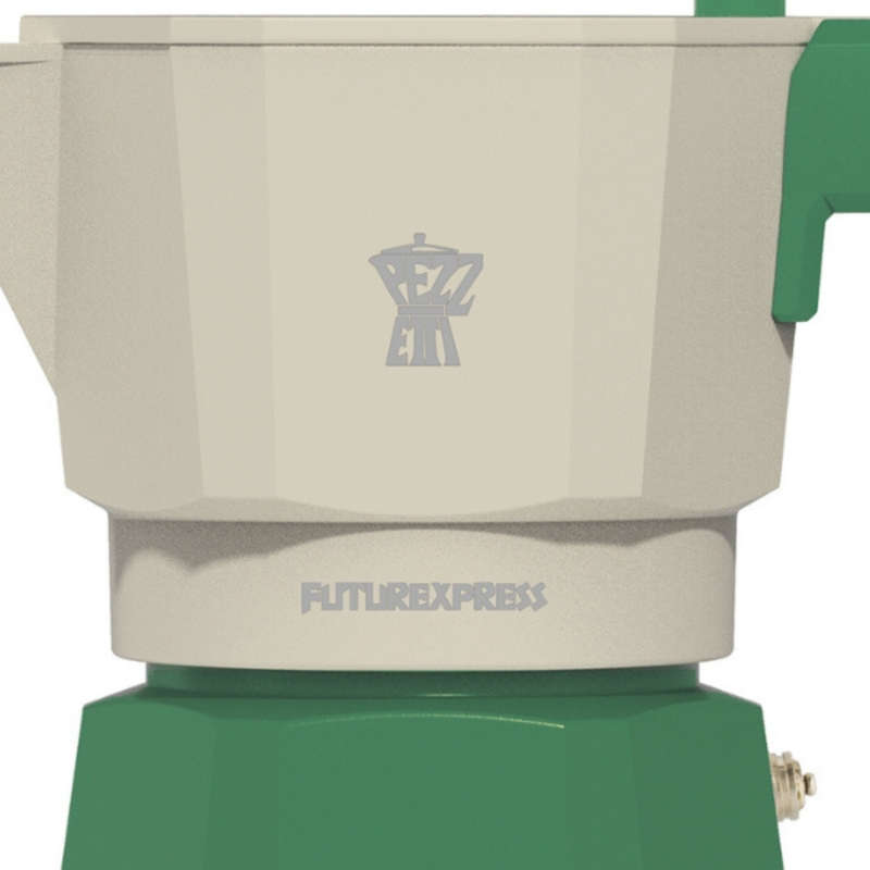 Pezzetti Future Express Stove Top Coffee Maker - Green
