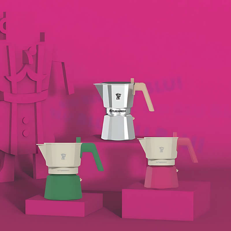 Pezzetti Future Express Stove Top Coffee Maker - Green