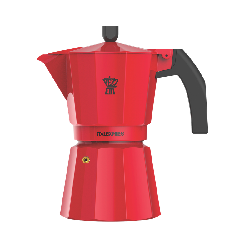 Pezzetti Ital Express Stove Top Coffee Maker - Red