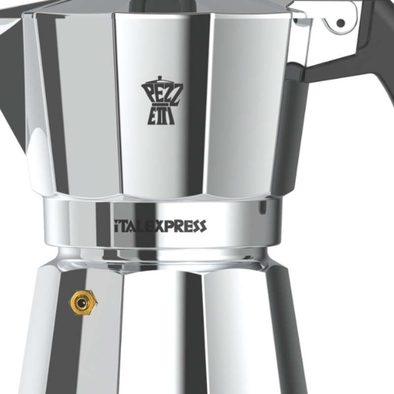 Pezzetti Ital Express Stove Top Coffee Maker - Silver
