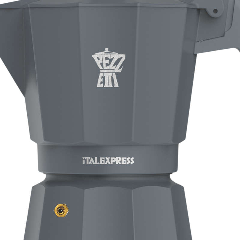 Pezzetti Ital Express Stove Top Coffee Maker - Grey