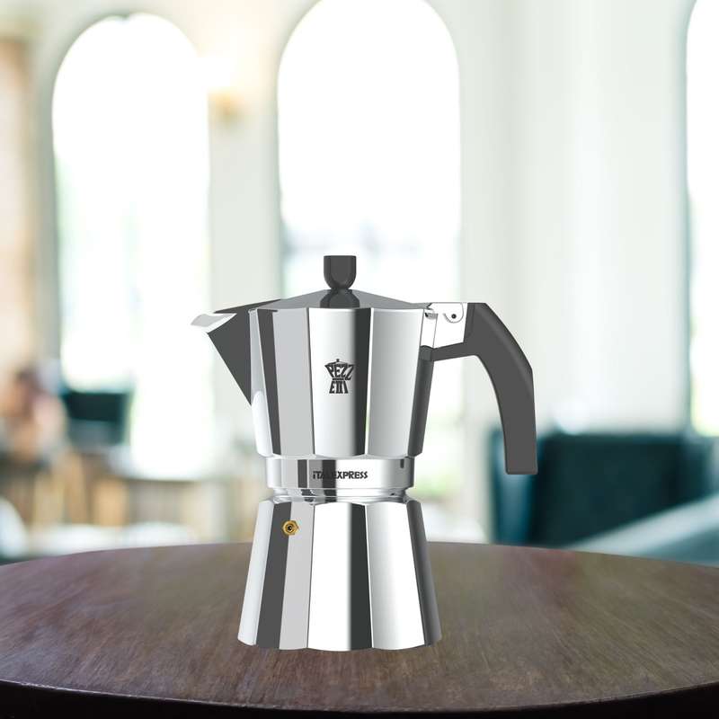 Pezzetti Ital Express Stove Top Coffee Maker - Silver