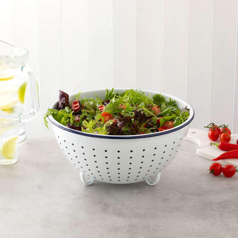 Hairy Bikers Enamelled Colander