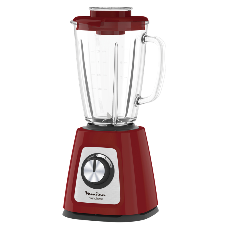 Moulinex Blendforce 2 Glass Jug Red 800 W