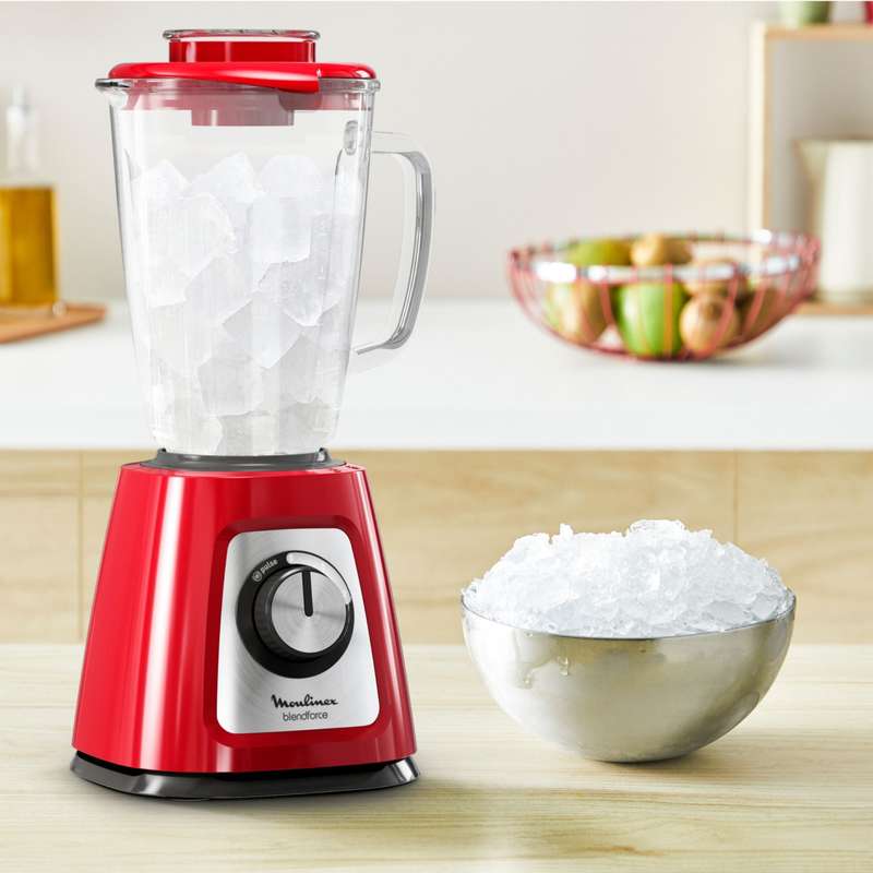 Moulinex Blendforce 2 Glass Jug Red 800 W