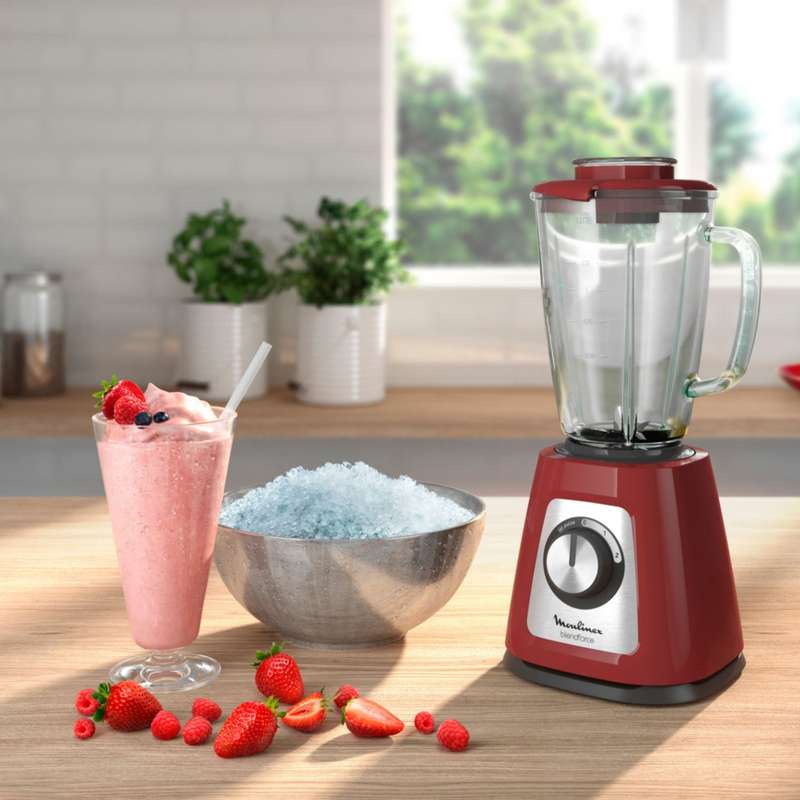 Moulinex Blendforce 2 Glass Jug Red 800 W