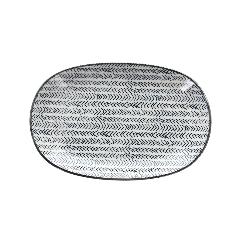 Tognana Chakra Oval Plate 23cm
