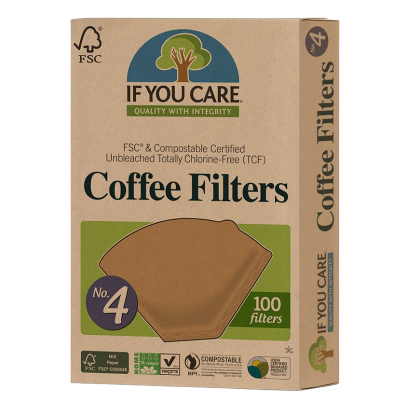 If You Care Number 4 Coffee Filter Papers
