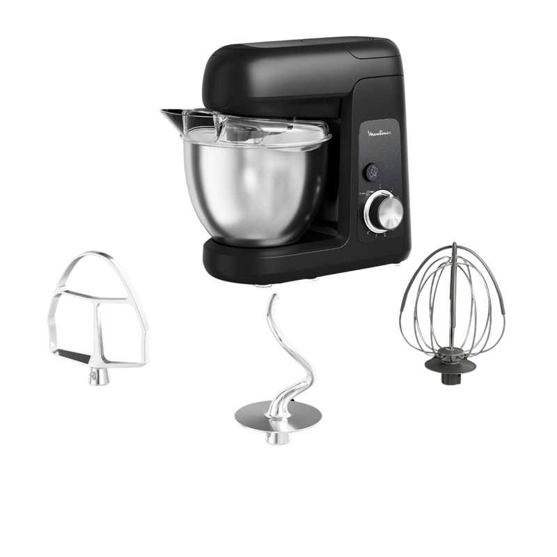 Moulinex Bake Partner Kitchen Machine 1100W Black