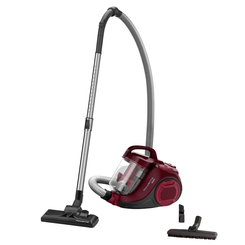 Rowenta Swift Power Cyclonic Bagless Vacuum Cleaner Dark Red