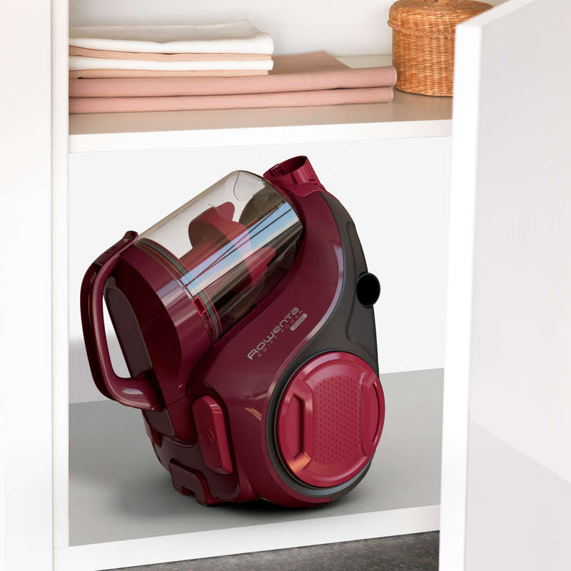 Rowenta Swift Power Cyclonic Bagless Vacuum Cleaner Dark Red