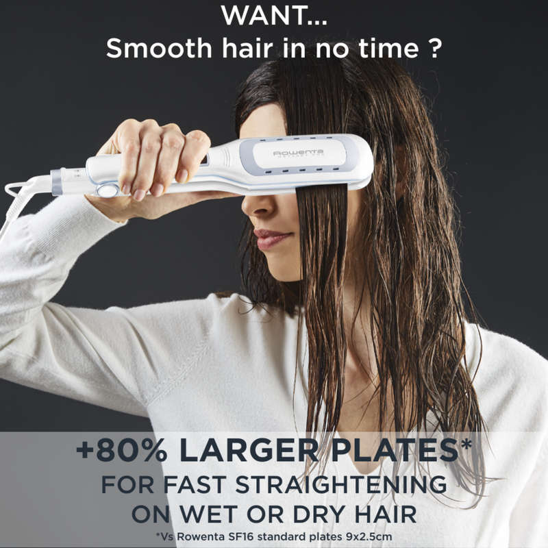 Rowenta Hair Straightener Wet & Dry XL