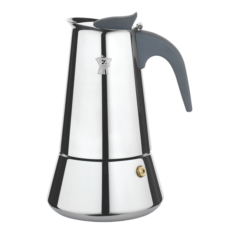 Pezzetti Steel Express Stove Top Coffee Maker - Silver