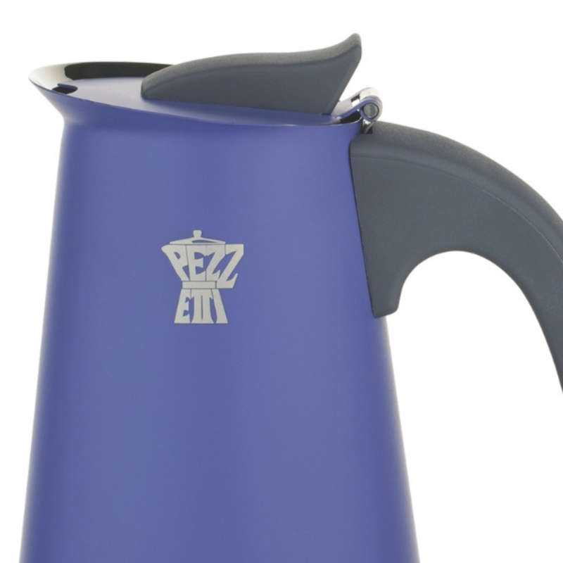 Pezzetti Steel Express Stove Top Coffee Maker - Inidigo