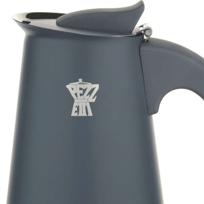 Pezzetti Steel Express Stove Top Coffee Maker - Grey
