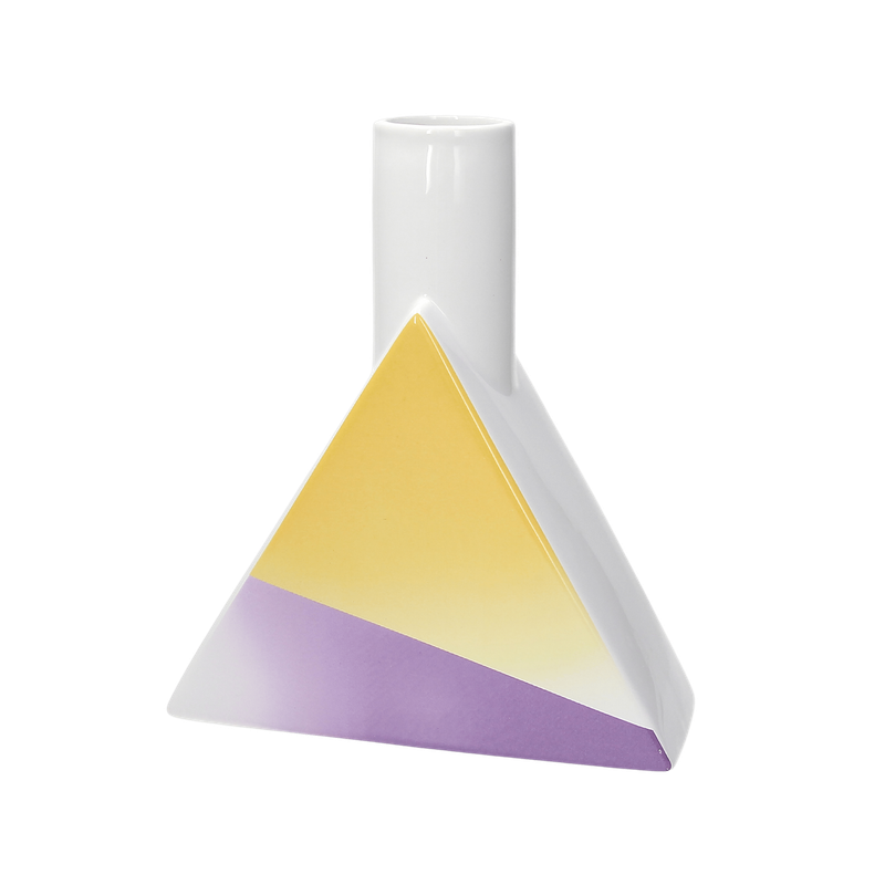 Andrea Fontebasso Cer-Amica Triangle Vase 23cm H