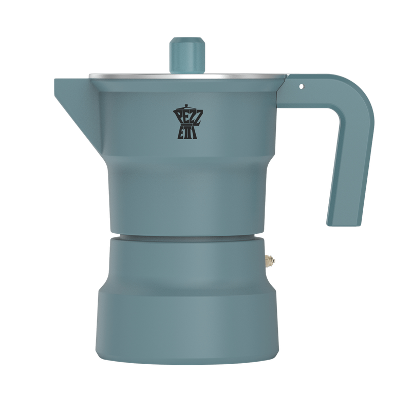 Pezzetti Solid Express Stove Top Coffee Maker - Blue