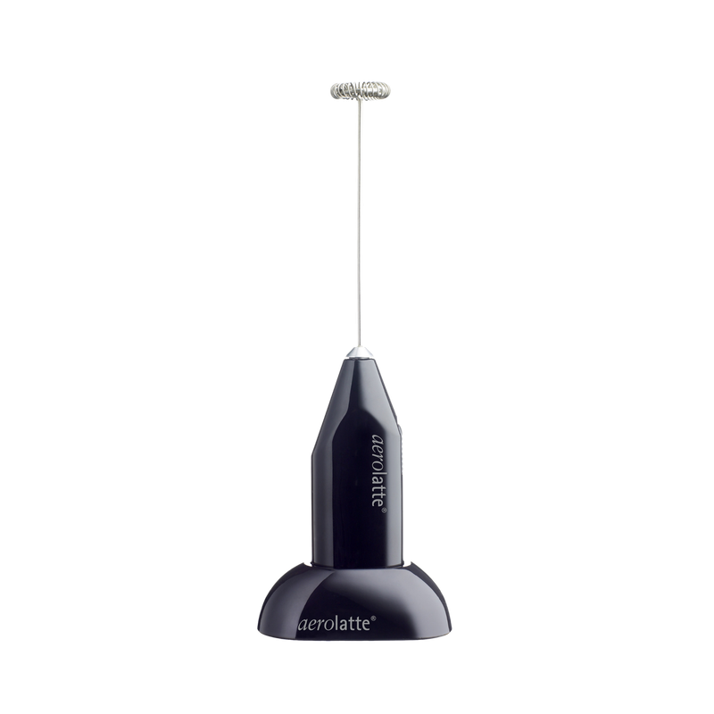 Black Aerolatte Milk Frother with Stand